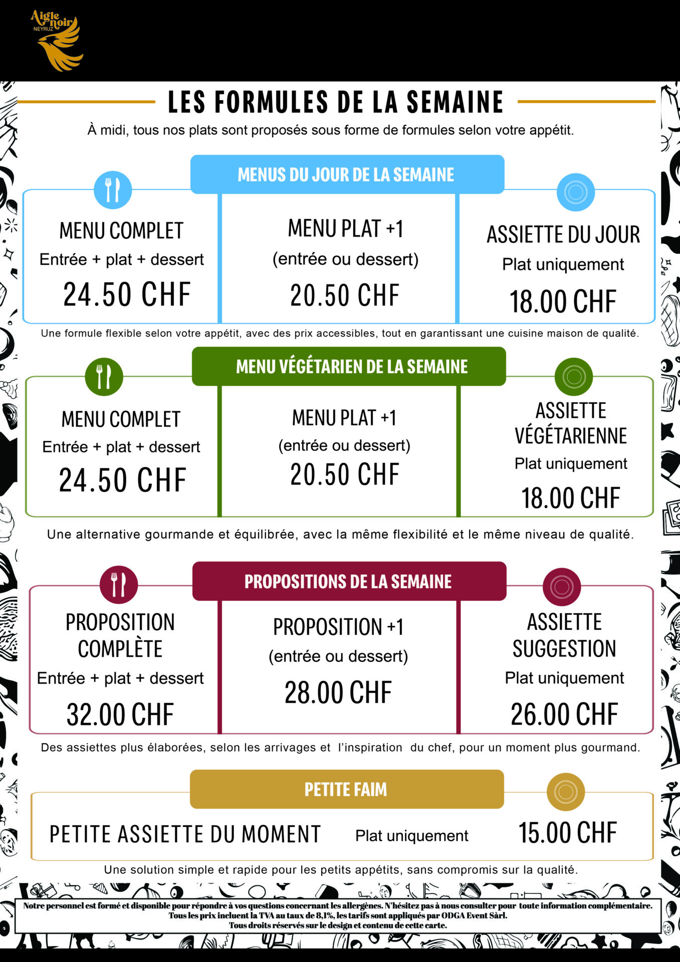 SEMAINE menu février